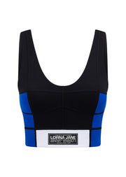 Lorna Jane All Star Recycled Bra Tank Combo - Black Splice