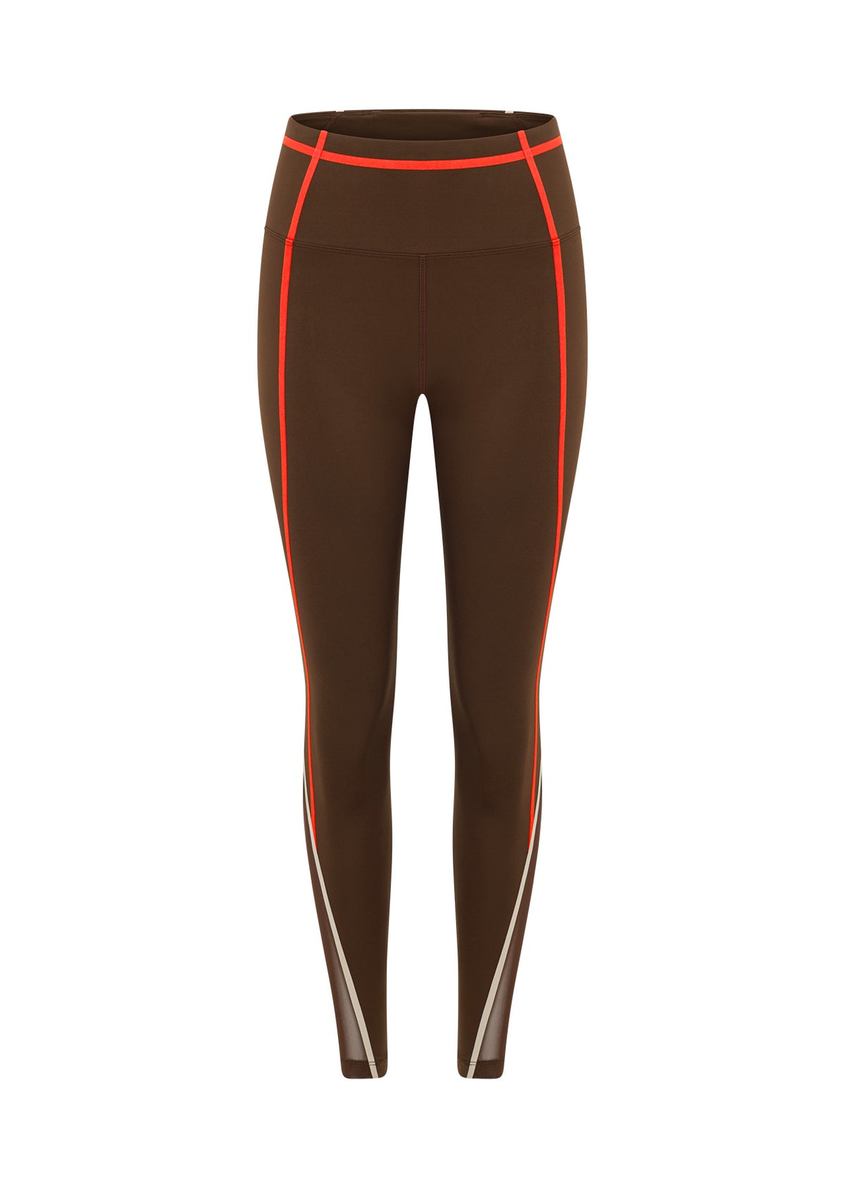 Lorna Jane Keep Your Cool Phone Pocket Ankle Biter Leggings - Espresso Multi