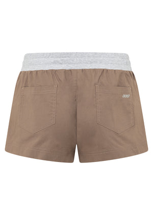 Lorna Jane Flashdance Cheeky Shorts - Bone