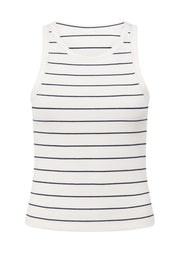 Lorna Jane LJ Basics Stripe Rib Tank - All Time Stripe