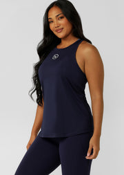 Lorna Jane Athletics Club Active Tank - French Navy