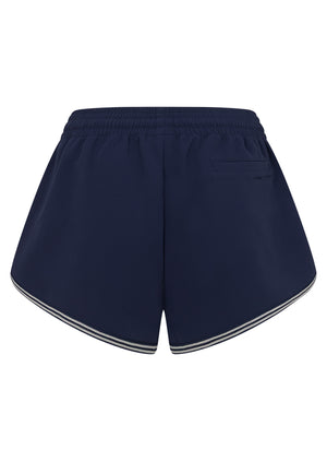 Lorna Jane Retro Sport Shorts - Marine Blue