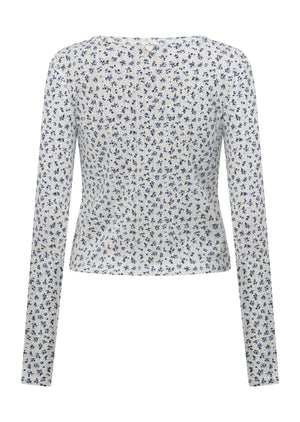 Lorna Jane Provincial Floral Pointelle Cardigan - Provincial Floral Print
