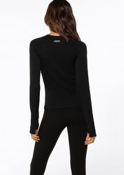 Lorna Jane Dynamic Seamless Long Sleeve Top - Black