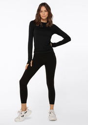 Lorna Jane Dynamic Seamless Long Sleeve Top - Black