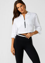 Lorna Jane Cut To The Chase Shirt - White