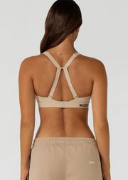 Lorna Jane Solara Sports Bra - Latte