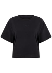 Lorna Jane Go-To Classic Crop T-shirt - Black