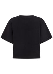 Lorna Jane Go-To Classic Crop T-shirt - Black