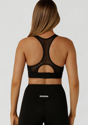 Lorna Jane Outline High Support Sports Bra - Black