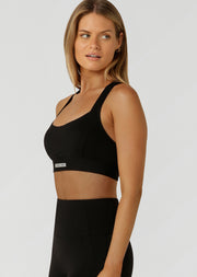 Lorna Jane Outline High Support Sports Bra - Black
