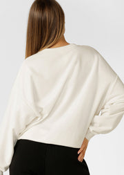 Lorna Jane New Sport Sweatshirt - Porcelain