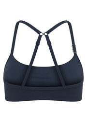 Lorna Jane Downtime Waffle Sports Bra - Ash Blue