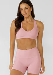 Lorna Jane Free Spirit Sports Bra - Dusty Rose