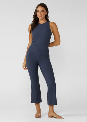 Lorna Jane Irresistible Luxe Active Rib Tank - Ash Blue