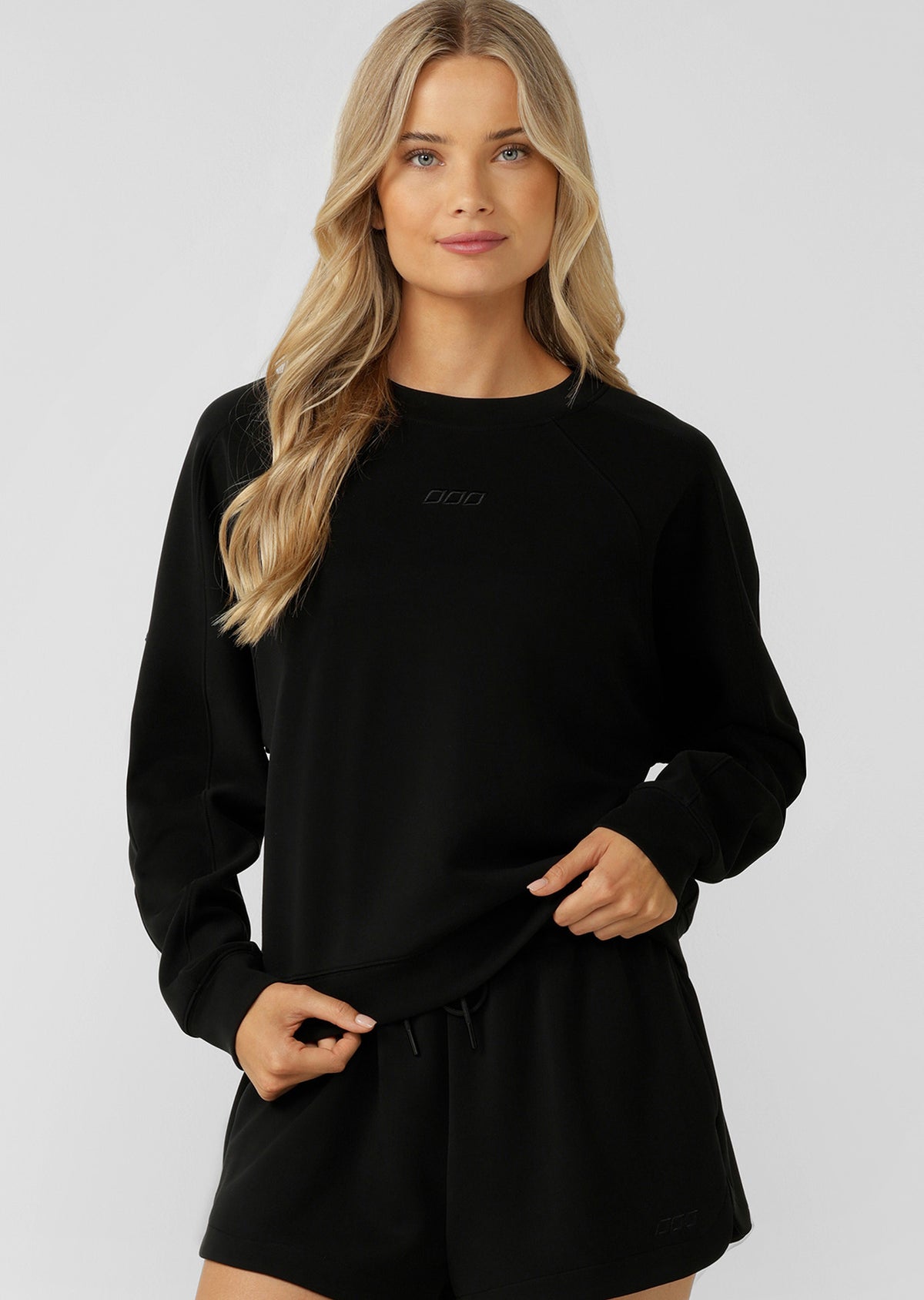 Lorna Jane Cloud Nine Spacer Sweatshirt - Black
