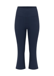 Lorna Jane Irresistible Luxe Active Rib Cropped Yoga Pants - Ash Blue
