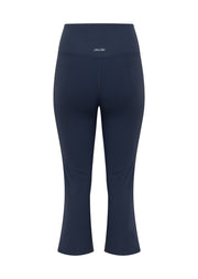 Lorna Jane Irresistible Luxe Active Rib Cropped Yoga Pants - Ash Blue