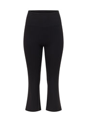 Lorna Jane Irresistible Luxe Active Rib Cropped Yoga Pants - Black