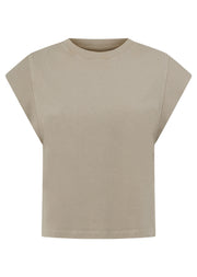 Lorna Jane Reset Washed T-Shirt - Washed Sea Salt