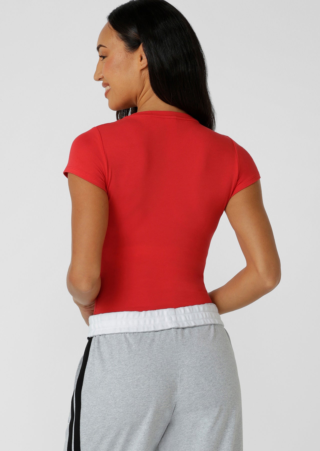 Lorna Jane Active Living Slim T-Shirt - Jam Drop