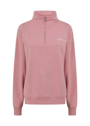 Lorna Jane Streamline Quarter Zip Sweat - Dusty Rose
