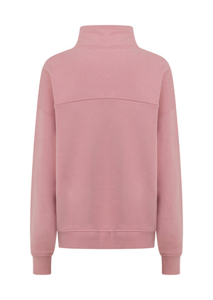 Lorna Jane Streamline Quarter Zip Sweat - Dusty Rose
