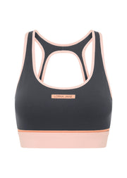 Lorna Jane Embrace Your Pace Sports Bra - Dark Titanium Multi