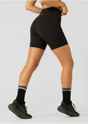 Lorna Jane Booty Lift And Support 16cm Bike Shorts - Black
