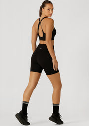 Lorna Jane Booty Lift And Support 16cm Bike Shorts - Black