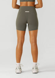 Lorna Jane Go The Distance 14cm Bike Shorts - Agave Green