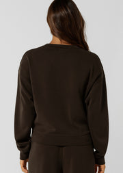 Lorna Jane Make Space Cropped Sweatshirt - Volcano