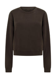 Lorna Jane Make Space Cropped Sweatshirt - Volcano