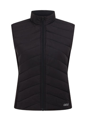 Lorna Jane Run Warmer Active Puffer Vest - Black