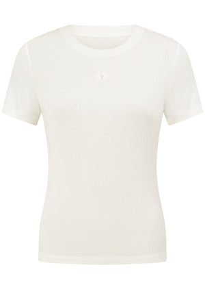 Lorna Jane Movement Rib T-shirt - Porcelain