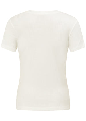 Lorna Jane Movement Rib T-shirt - Porcelain