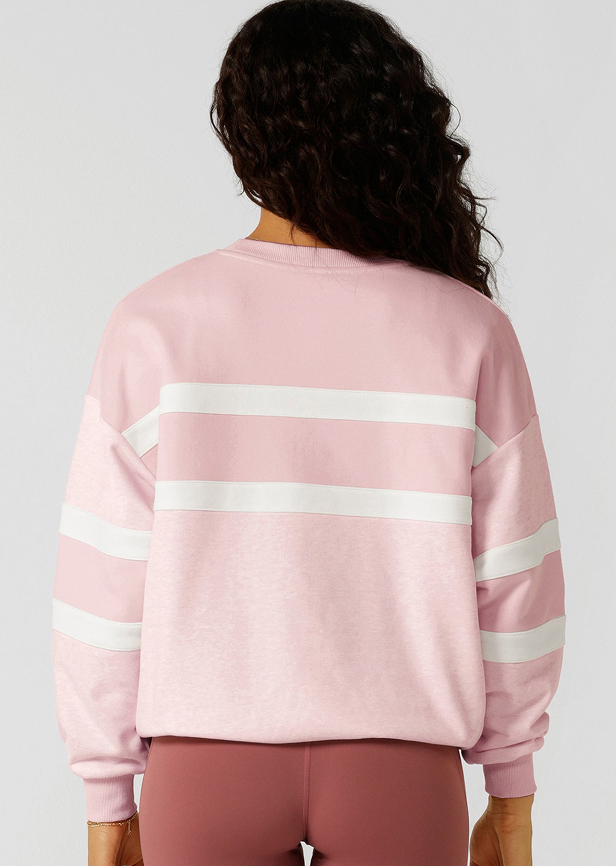 Lorna Jane Dreamer Oversized Sweat - Pale Peony