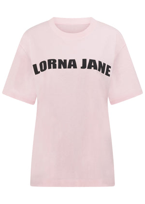 Lorna Jane Lorna Logo T-shirt - Pale Peony