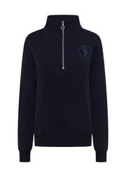 Lorna Jane LJC Heritage Quarter Zip Sweat - Midnight Blue