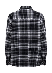 Lorna Jane Weekend Away Flannel Shirt - Black Check