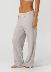Lorna Jane Waffle Lounge Pants - Grey Marl