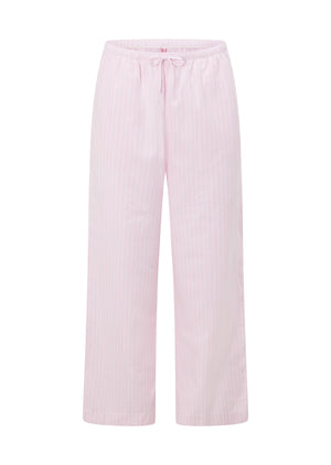 Lorna Jane Flannel Lounge Pants - Pink Stripe