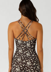 Lorna Jane Ditsy Daisy Bodysuit - Ditsy Daisy Print