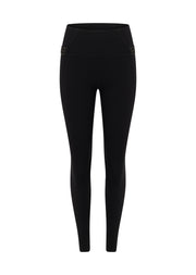 Lorna Jane Iconic Monogram Full Length Leggings - Recycled Black