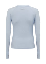 Lorna Jane Tempo Seamless Long Sleeve Top - Petal Blue Marl