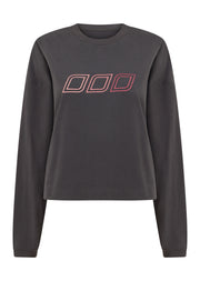 Lorna Jane Half Time Lightweight Sweat - Titanium