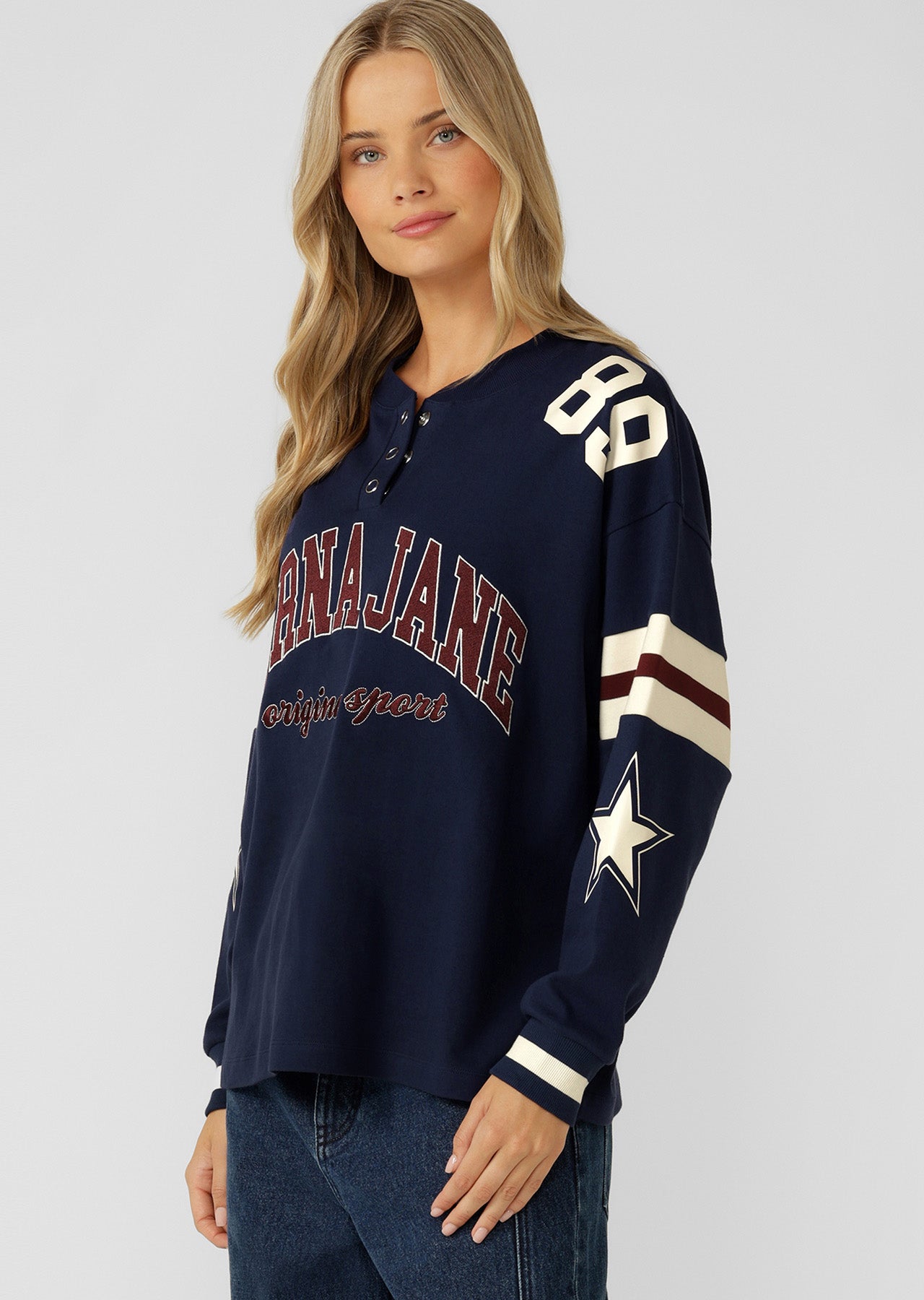 Lorna Jane Post Game Lightweight Sweat - Marine Blue