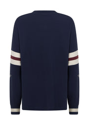 Lorna Jane Post Game Lightweight Sweat - Marine Blue