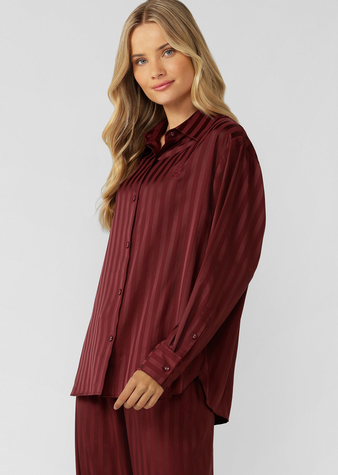 Lorna Jane After Hours Long Sleeve Shirt - Cranberry