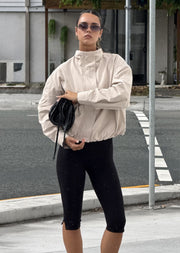 Lorna Jane Sideline Jacket - Iced Latte